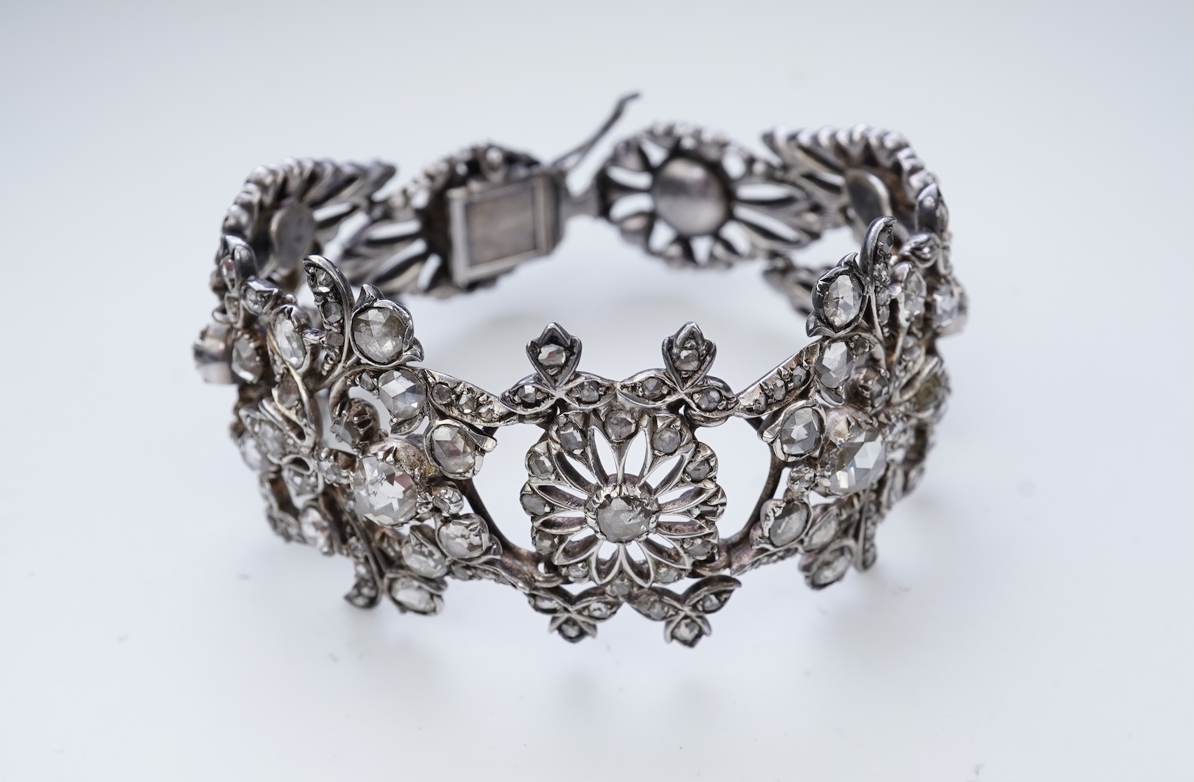 A diamond bracelet, possibly Spain or Portugal, 19th century